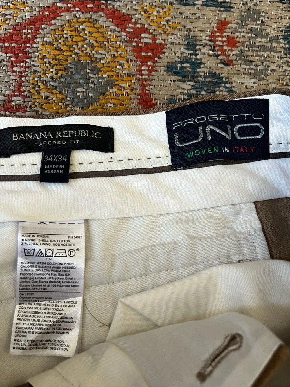 Banana Republic Men's Dress Pants in Tan 34x32